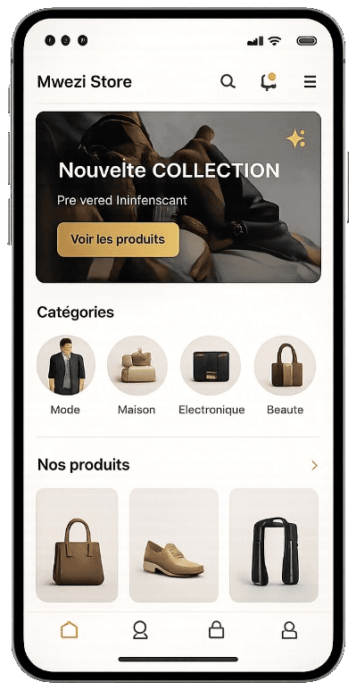 Aperçu de la boutique en ligne DUKA Commerce sur mobile